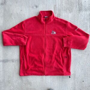 Fresno State Columbia Full Zip Fleece Jacket Fresno State‎ Primary Mark EMB XXL